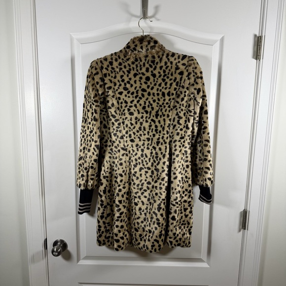 CAbi Josephine Leopard Coat, Size XS - Picture 2 of 5